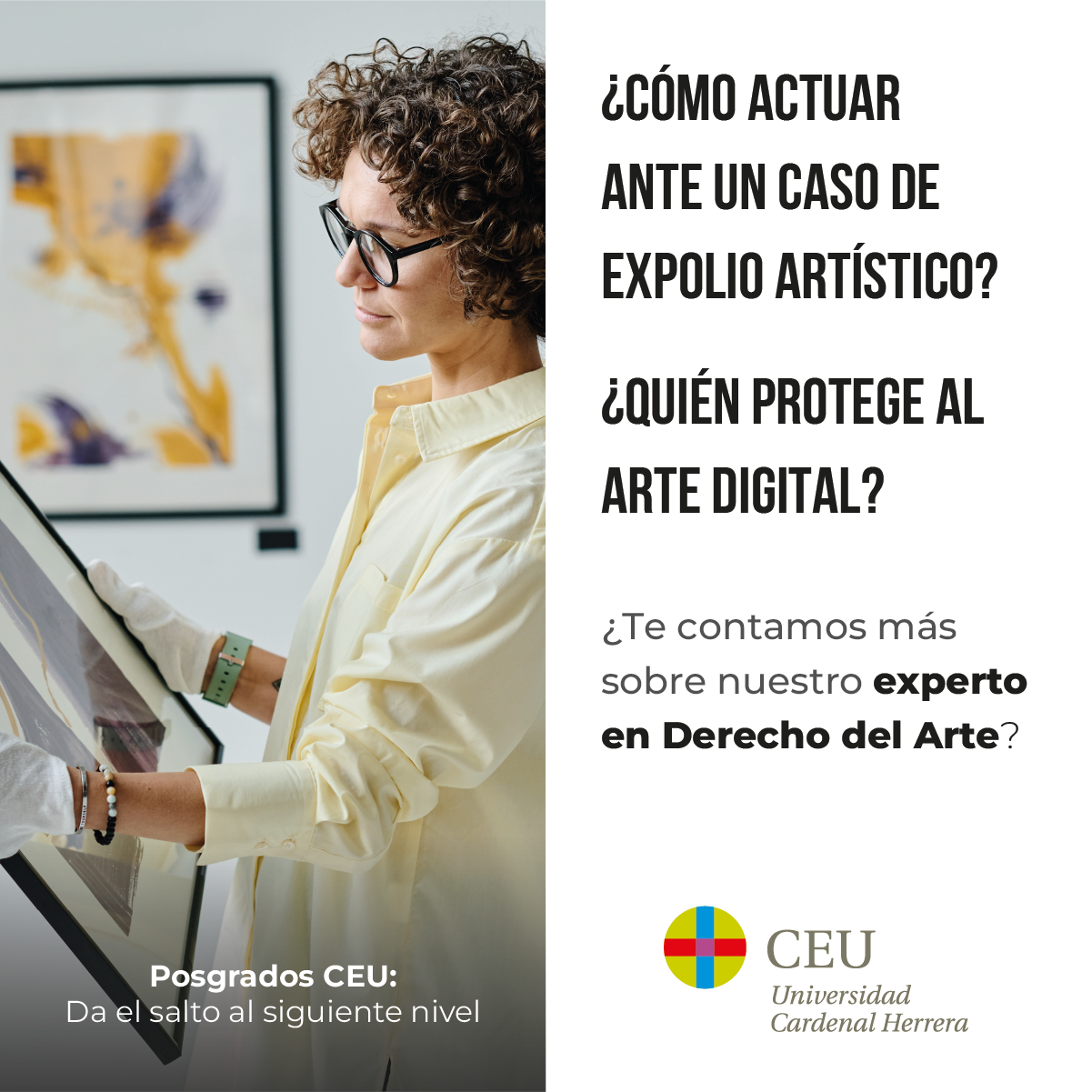 banner derecho del arte